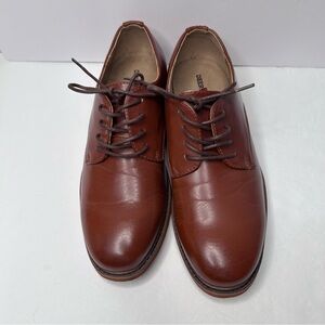 Deer Stags Men's Rich Brown Oxfords Denny Men’s Size 7M Laced-Up